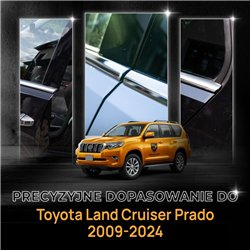 Listwy pod szyby boczne Toyota Land Cruiser Prado IV J150 2009-2024 stal