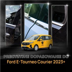 Listwy pod szyby boczne do Ford E-Tourneo Courier II 2023- | stal