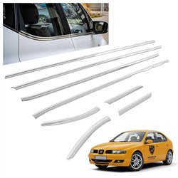 Listwy pod szyby boczne SEAT Leon Hatchback I 5D 1999-2007 | stal