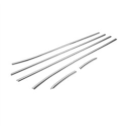 Listwy pod szyby boczne Volkswagen VW Polo Hatchback 6R 5D 2009-2017 sta