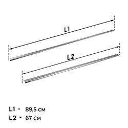 Listwy pod szyby boczne Hyundai i20 Hatchback I PB 5D FL 2012-2014 stal