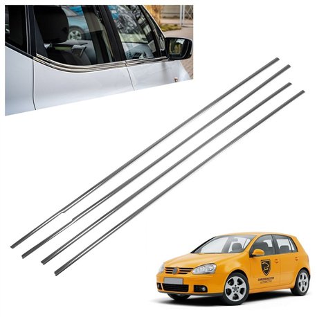Lower side window trims for Volkswagen VW Golf Hatchback 1K 5D 2003-2008 s