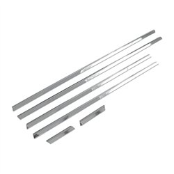 Lower side window trims for Citroen C5 Sedan II X7 4D 2008-2017 steel