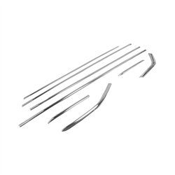 Lower side window trims for Ford Focus Hatchback III C346 DYB 5D 2011-2018