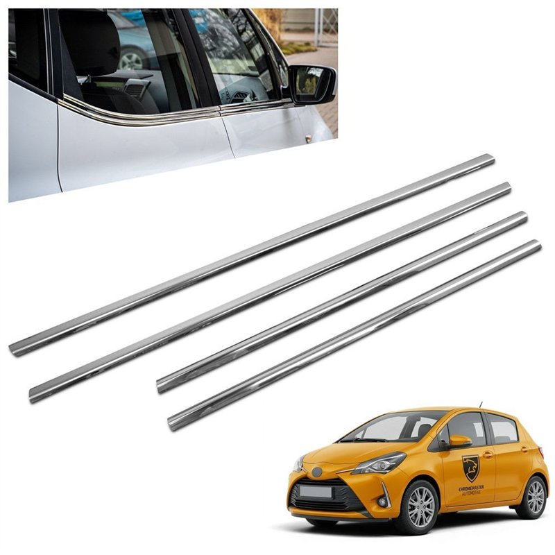 Listwy pod szyby boczne Toyota Yaris Hatchback III XP130 5D FL 2014-2020