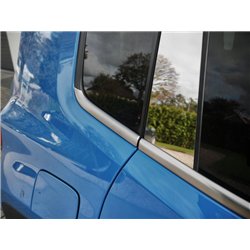 Lower side window trims for Jeep Renegade I (BU) 2014- | Silver steel