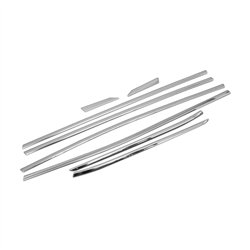 Listwy pod szyby boczne do Peugeot 3008 II (P84) 2016-2023 | stal