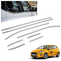 Lower side window trims for Ford Fiesta Hatchback VIII Mk7 B479 HJ/HF JHH 5