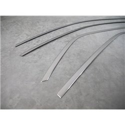 Listwy nad szyby boczne Hyundai i20 Hatchback II GB 5D 2014-2020 stal