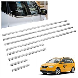 Lower side window trims for Volkswagen VW Touran I 1T GP PRE-FL 2003-2010