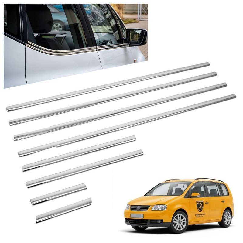 Lower side window trims for Volkswagen VW Touran I 1T GP PRE-FL 2003-2010