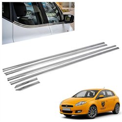 Listwy pod szyby boczne Fiat Bravo Hatchback II 2007-2014 | stal