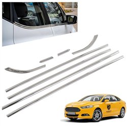 Listwy pod szyby boczne Ford Mondeo Sedan V 4D 2014-2021 | stal
