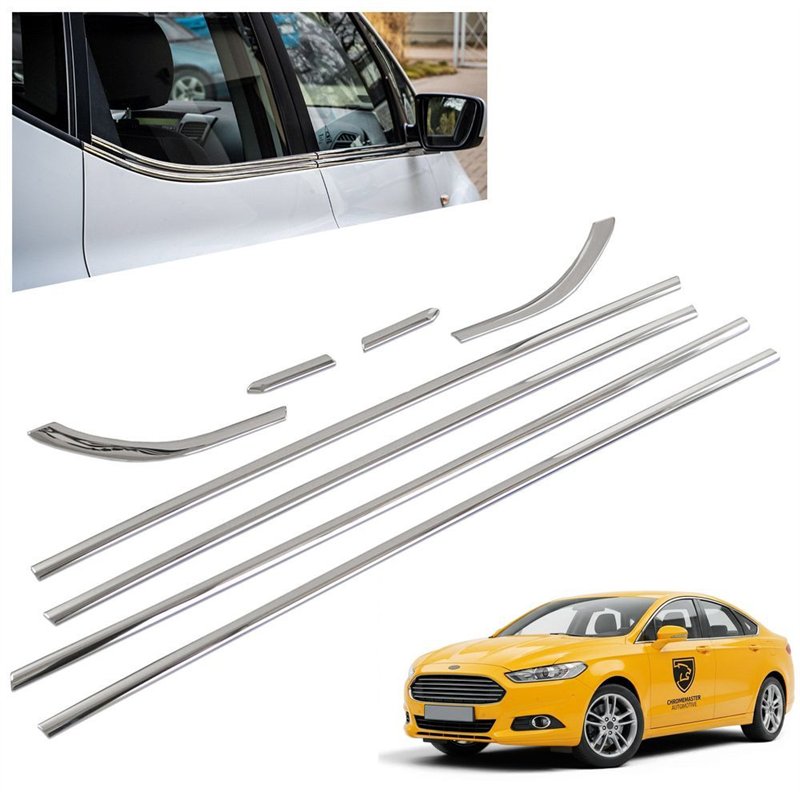 Listwy pod szyby boczne Ford Mondeo Sedan V 4D 2014-2021 | stal