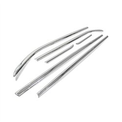 Listwy pod szyby boczne Opel Corsa Hatchback E 5D 2014-2019 | stal