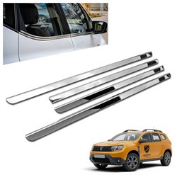Listwy pod szyby boczne do Dacia Duster II 2018-2024 stal