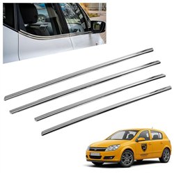 Listwy pod szyby boczne Opel Astra Hatchback 5D 2004-2009 | stal