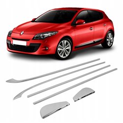 Listwy pod szyby boczne Renault Megane Hatchback III BZ 5D 2008-2015 sta
