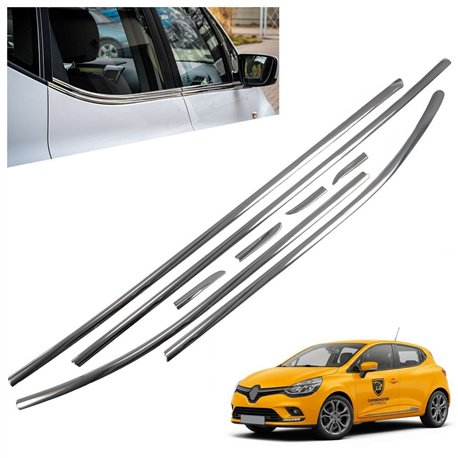 Listwy pod szyby boczne Renault Clio Hatchback IV BH X98 5D 2012-2020 st