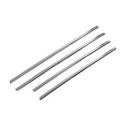 Lower side window trims for Ford Fusion I (JU2) 2002-2012 | Chrome steel