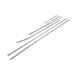 Lower side window trims for Hyundai i10 Hatchback III AC3 2020-2025 steel
