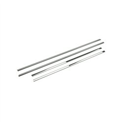 Lower side window trims for Nissan Qashqai+2 I J10 NJ10 2008-2014 steel