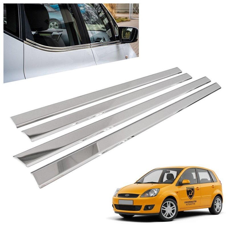 Listwy pod szyby boczne Ford Fiesta Hatchback VI Mk5 BE256 JH/JD 5D 2001