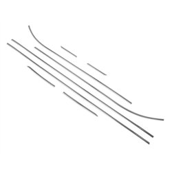 Listwy pod szyby boczne SEAT Leon Hatchback III 5D 2012-2020 | stal