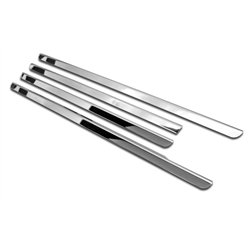 Lower side window trims for Dacia Duster I (HS) 2010-2017 | Chrome steel