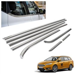 Listwy pod szyby boczne Ford Focus Turnier Kombi III C346 DYB 2011-2018
