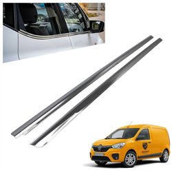 Listwy pod szyby boczne do Renault Express I 2021-2024 stal
