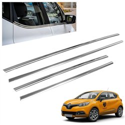 Listwy pod szyby boczne do Renault Captur I 2013-2019 stal