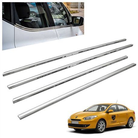 Listwy pod szyby boczne Renault Fluence Sedan I Z L3 X38 4D 2010-2015 st