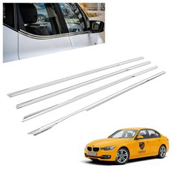 Listwy pod szyby boczne BMW 3 Seria Sedan (F30) 4D 2012-2018 | stal