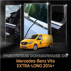 Listwy pod szyby boczne do Mercedes Vito (W447) 2014- stal