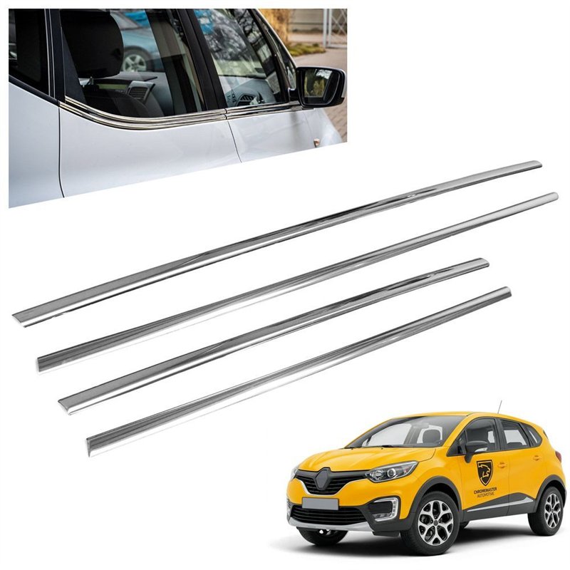Listwy pod szyby boczne Renault Kaptur I (HA | J87 R) 2013-2022 stal