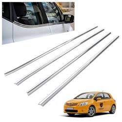 Listwy pod szyby boczne Toyota Auris Hatchback I E150 5D FL 2010-2013 st