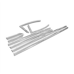 Listwy pod szyby boczne Opel Astra Hatchback K 5D 2015-2021 | stal
