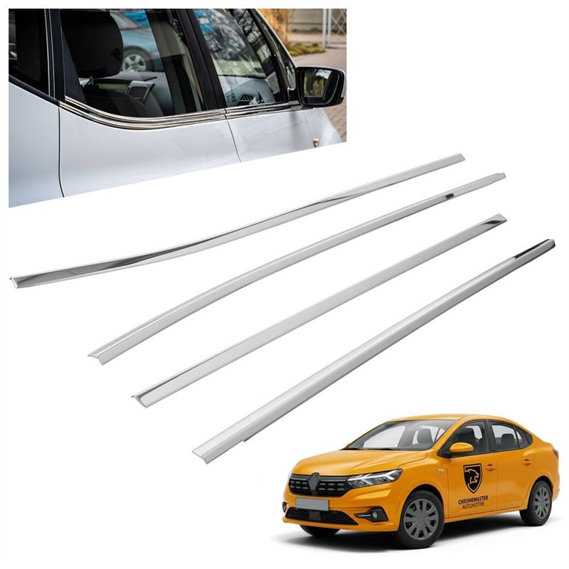 Listwy pod szyby boczne do Renault Taliant Sedan I 2021- | stal