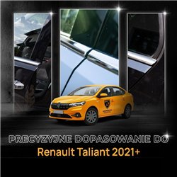 Listwy pod szyby boczne do Renault Taliant Sedan I 2021- | stal