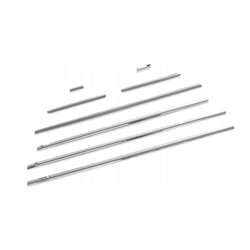 Listwy pod szyby boczne Citroen C4 Hatchback I 5D 2004-2010 | stal