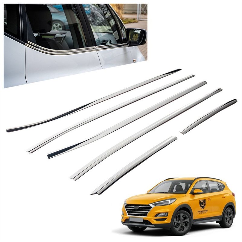 Listwy pod szyby boczne do Hyundai Tucson IV (NX4E) 2020- | stal