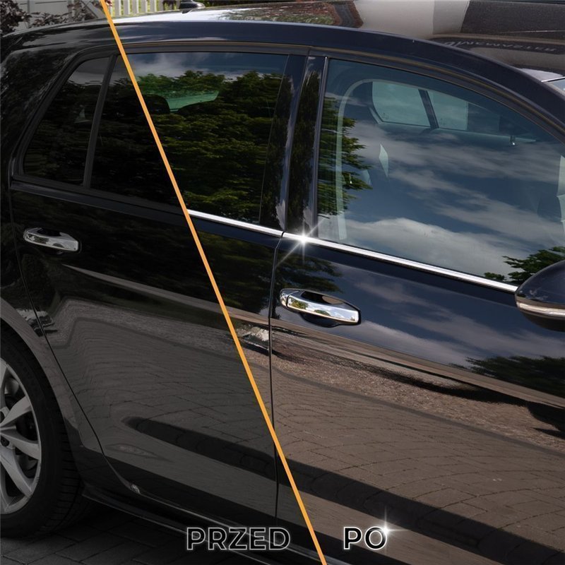 Lower side window trims for Peugeot Traveller I (V) 2016- | Chrome steel