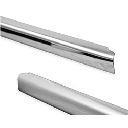 Lower side window trims for Peugeot Traveller I (V) 2016- | Chrome steel