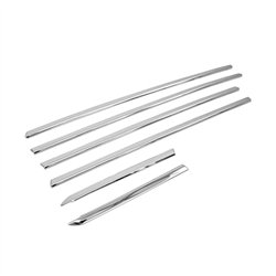 Lower side window trims for Fiat Egea Station Wagon II 356 2016- steel