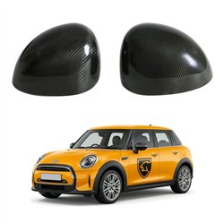 Nakładki na lusterka Mini Hatch Hatchback III F55 5D 2014-2024 Włókno wę