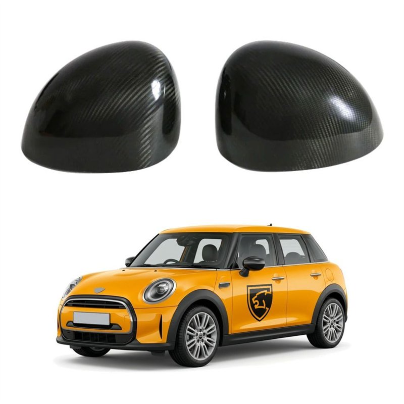 Nakładki na lusterka Mini Hatch Hatchback III F55 5D 2014-2024 Włókno wę