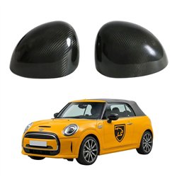 Nakładki na lusterka Mini Hatch Kabriolet III F57 2D 2016-2024 Włókno wę