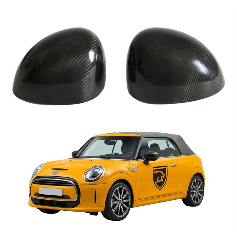 Nakładki na lusterka Mini Hatch Kabriolet III F57 2D 2016-2024 Włókno wę