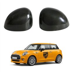 Nakładki na lusterka Mini Hatch Hatchback III F56 3D 2014-2024 Włókno wę